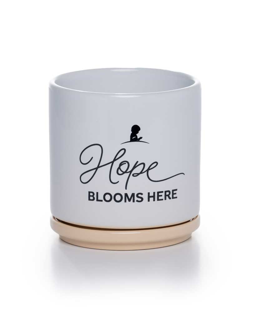 Primary image Hope Blooms Here Planter 22oz